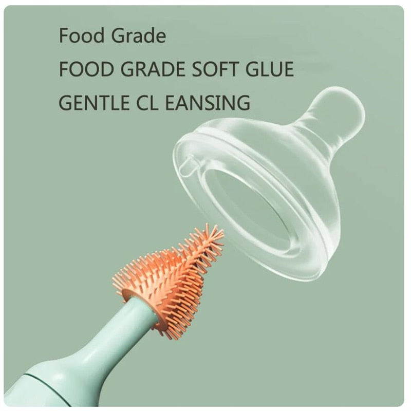 Cepillo eléctrico de silicona