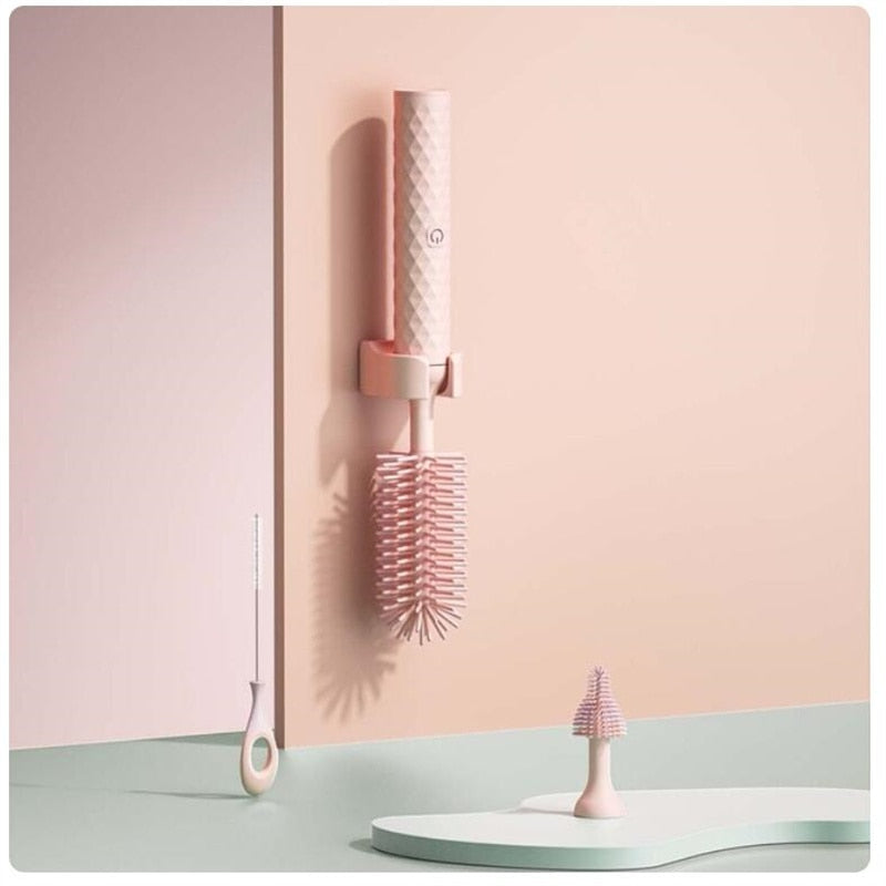 Cepillo eléctrico de silicona