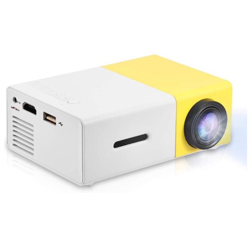 Portable projector for a home cinema experience 